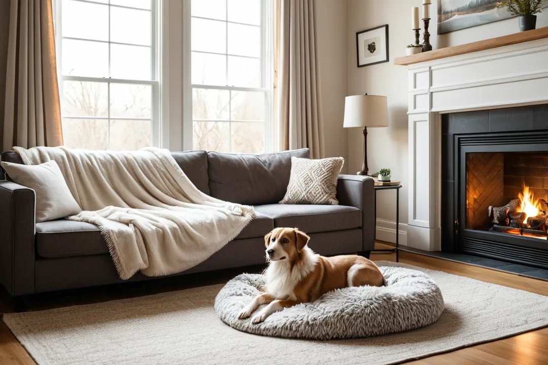Espace intérieur confortable pour animaux